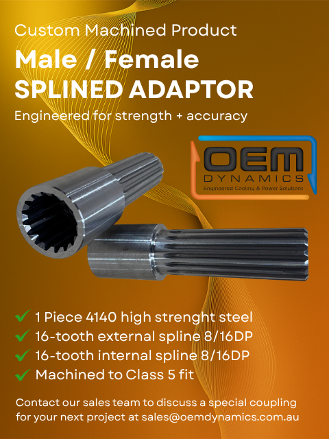 Precision-Machined Male to Female Extension Shaft